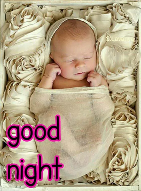 good night baby images