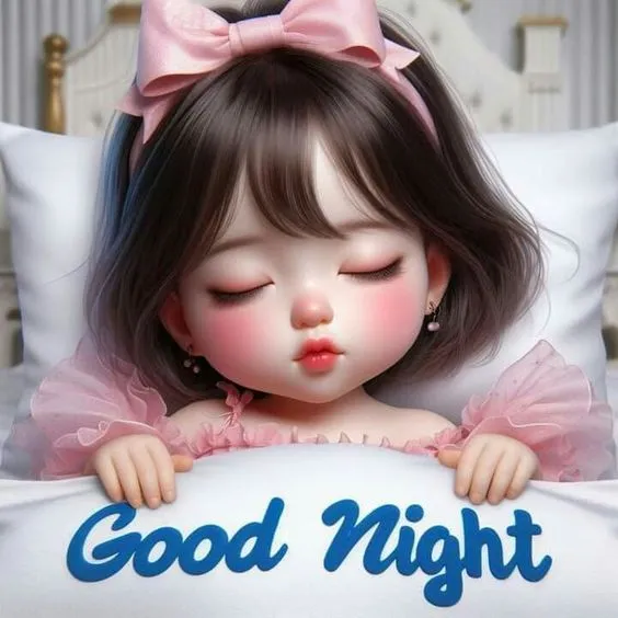 good night baby images