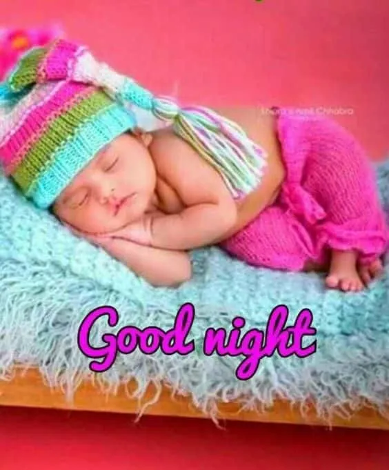 good night baby images