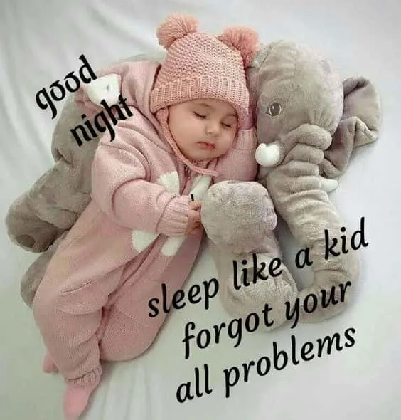 good night baby images