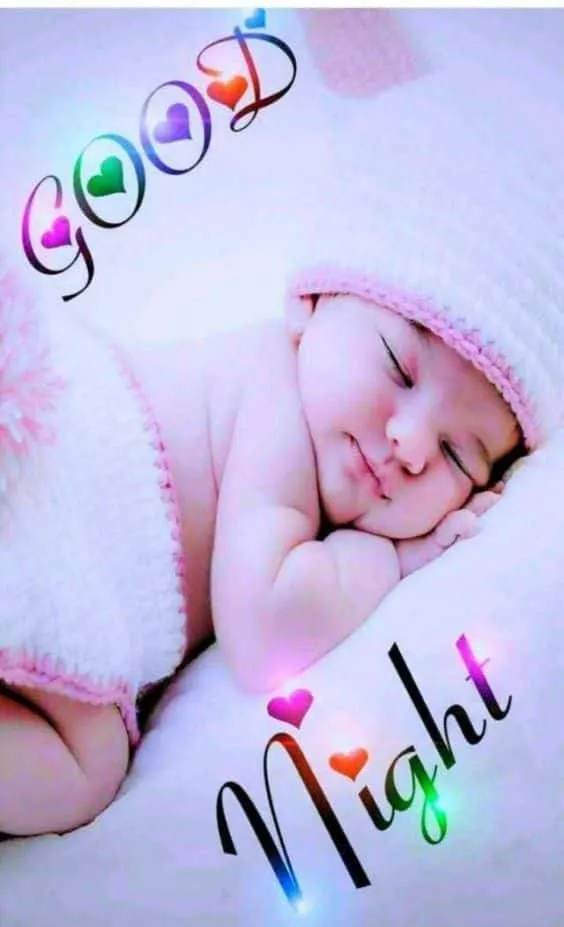 good night baby images