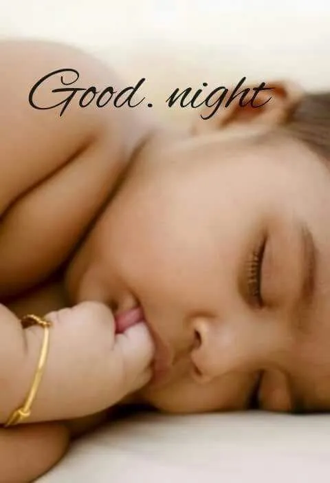 good night baby images