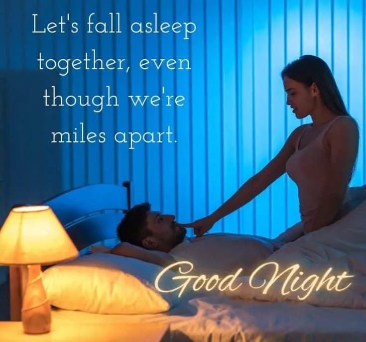 good night image with quote