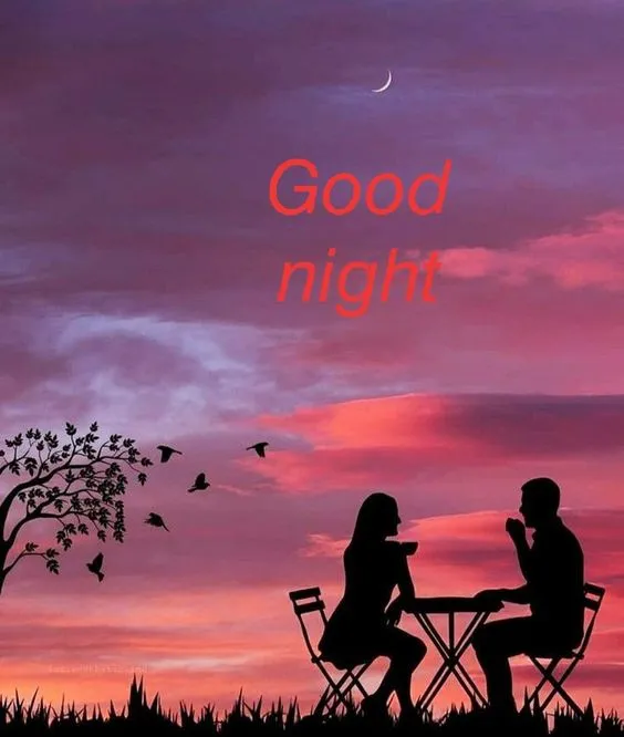 romantic good night images with love