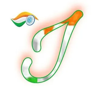 j letter indian flag