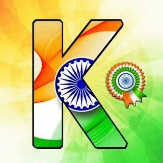 k letter indian flag