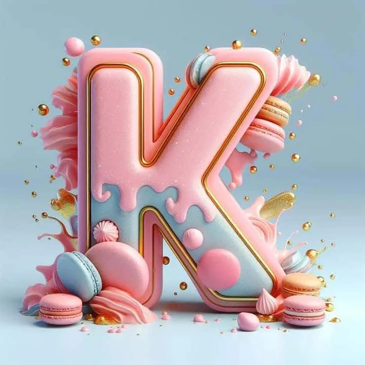 stylish k letter whatsapp dp