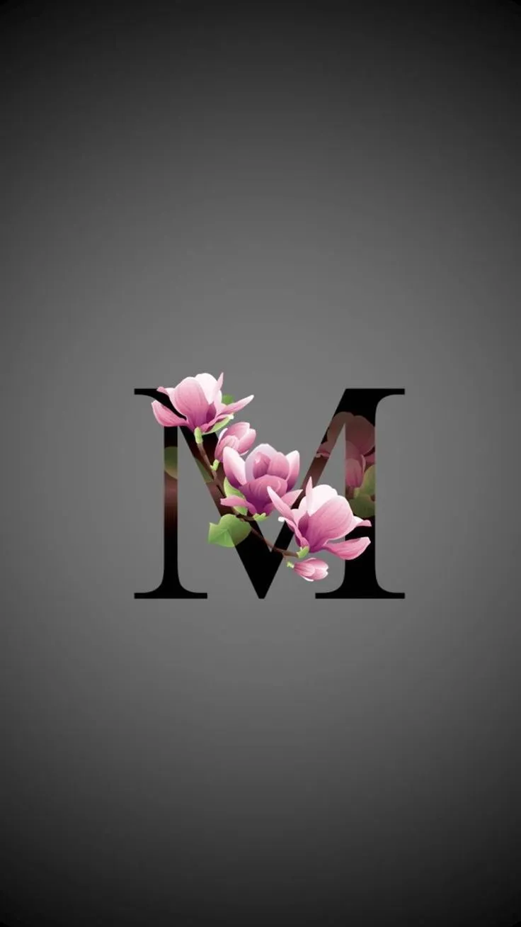 stylish m letter dp