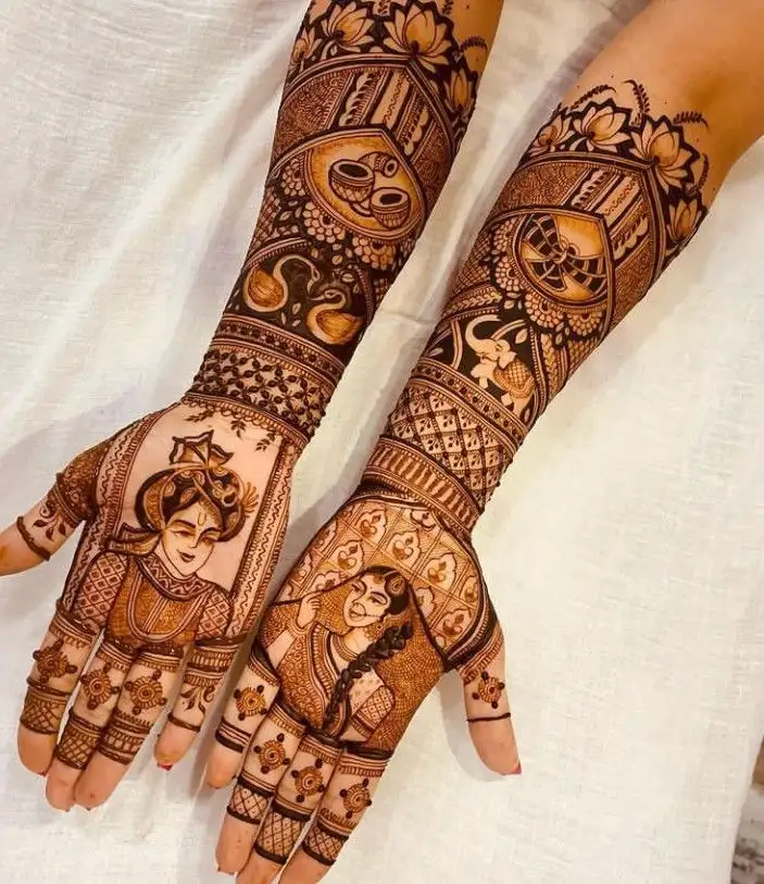 bridal mehndi design