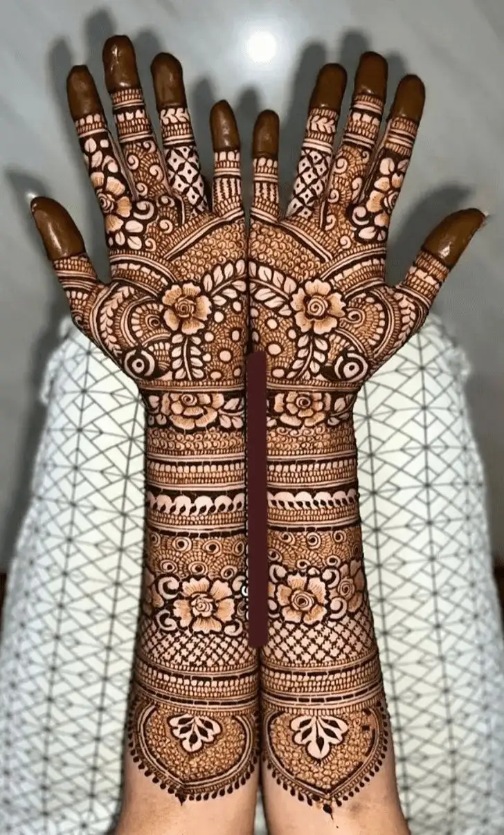 bridal mehndi designs for full hands