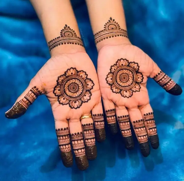 easy mehndi design