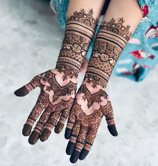 new mehndi design simple