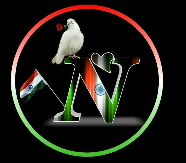 indian flag letter n