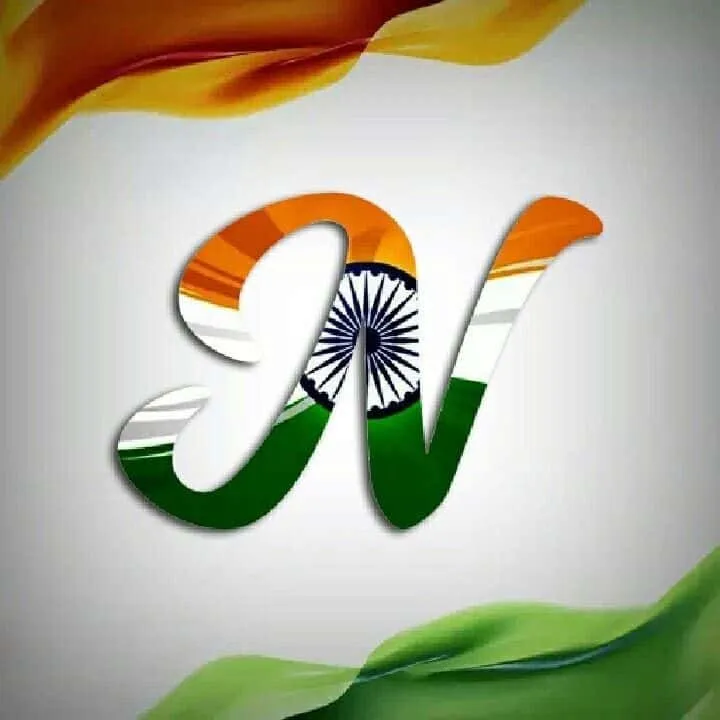 indian flag letter n