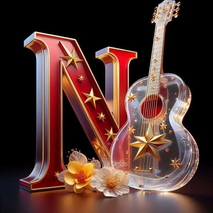 stylish n letter