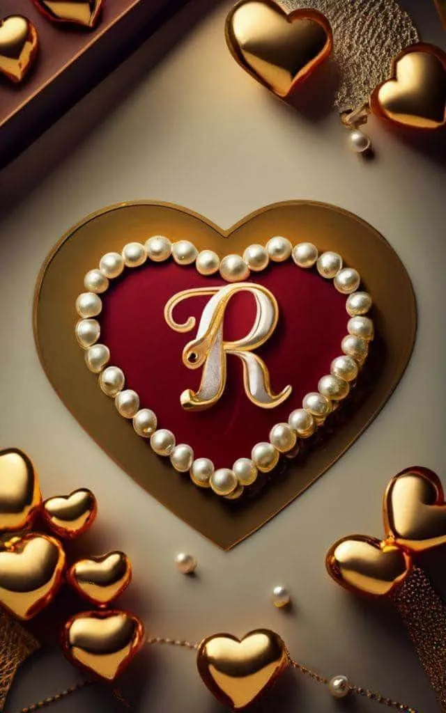 cute r love heart images