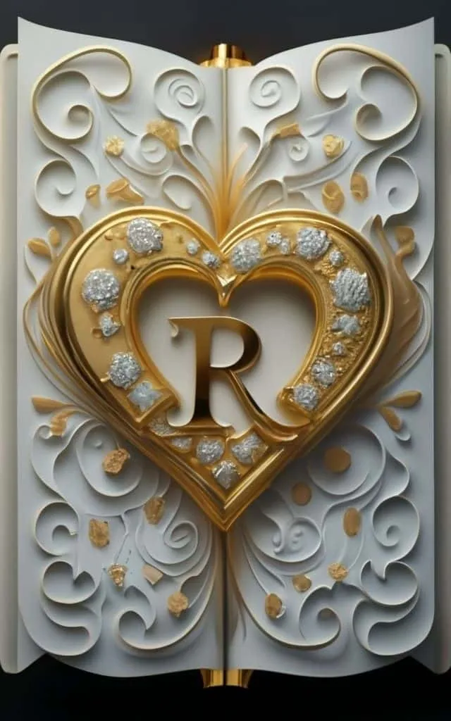 cute r love heart images