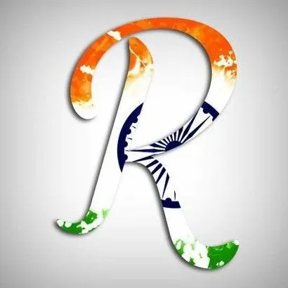 r letter indian flag