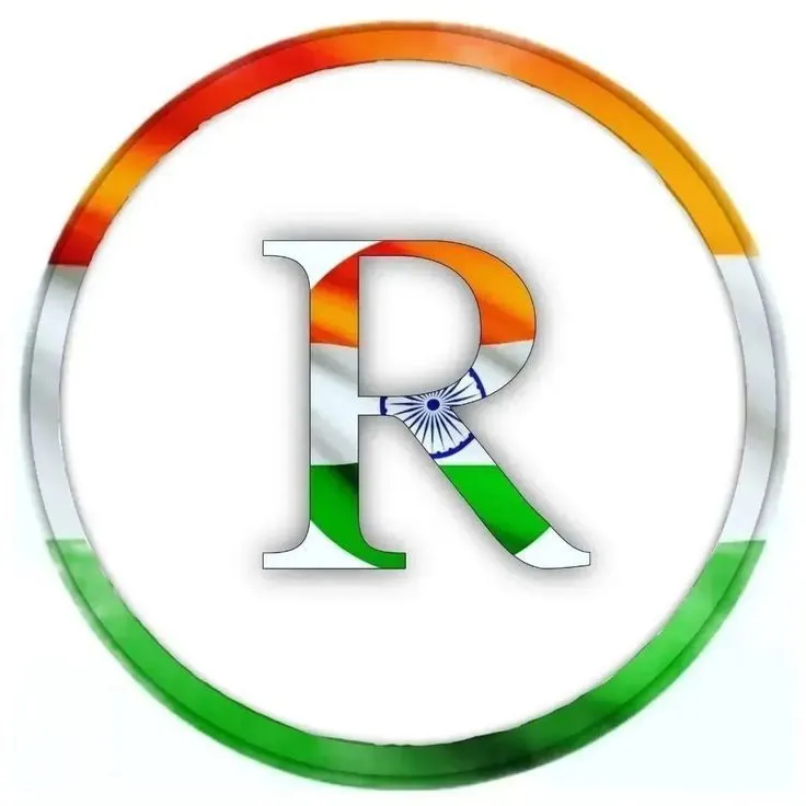 r letter indian flag