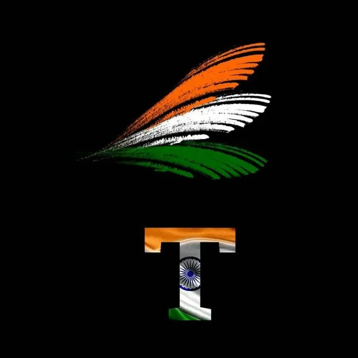 indian flag alphabet t