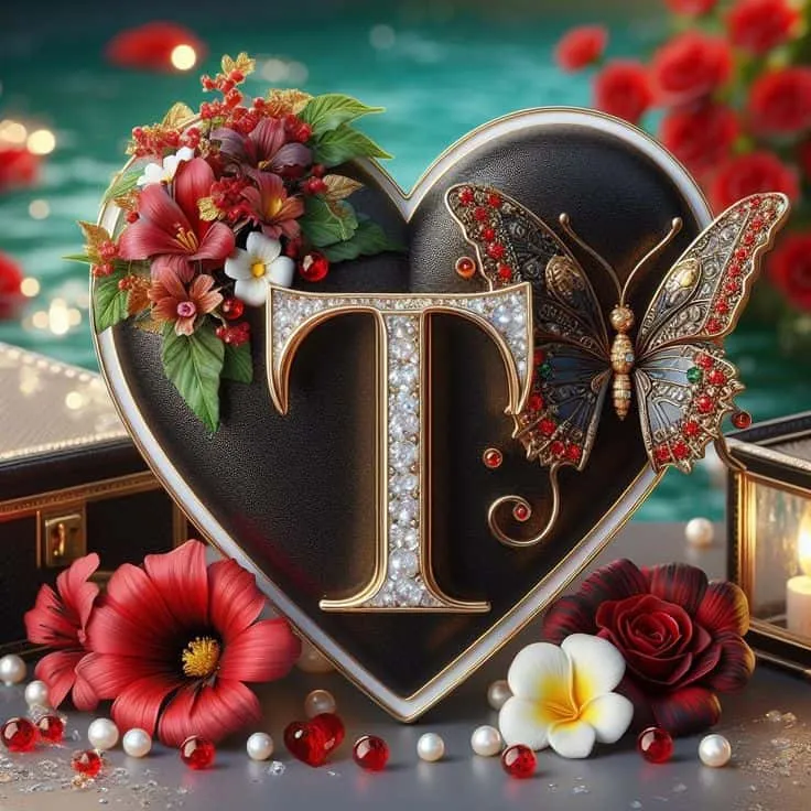 love t letter images in heart