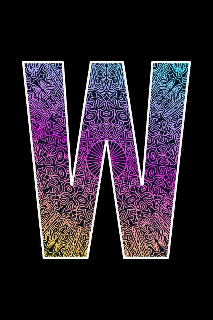 w letter images