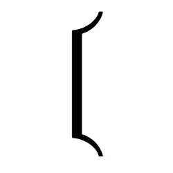 bracket music symbol image