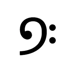 f clef music symbol image