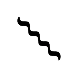 glissando down music symbol image