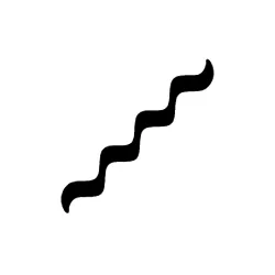 glissando up music symbol image