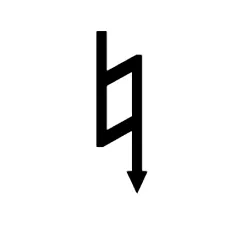 natural down music symbol image