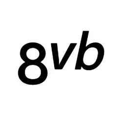 ottava bassa music symbol image