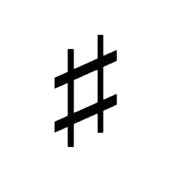 sharp music symbol image