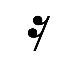 sixteenth rest music symbol image