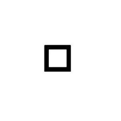 square notehead white image