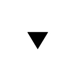 triangle notehead down black image