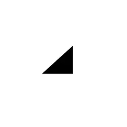 triangle notehead right black image