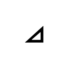 triangle notehead right white image